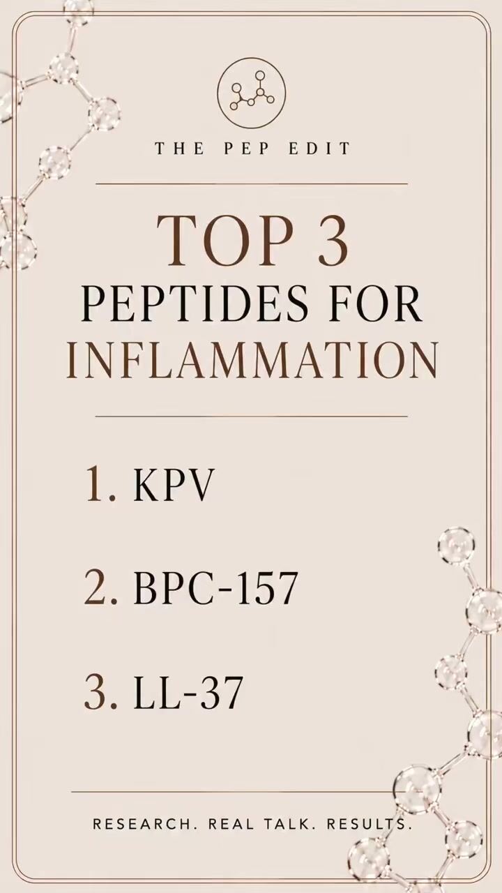 Inflammation ranking card from The Pep Edit
