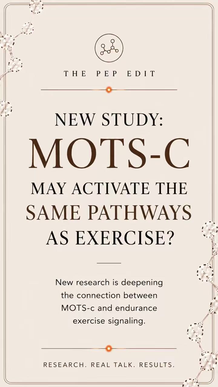 MOTS-c study card from The Pep Edit